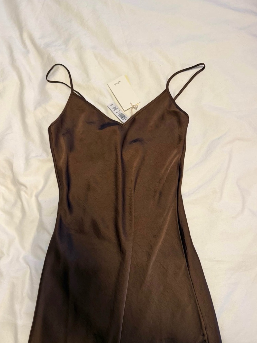 NWT Aritzia Wilfred Only Slip Midi Dress Size 2XS